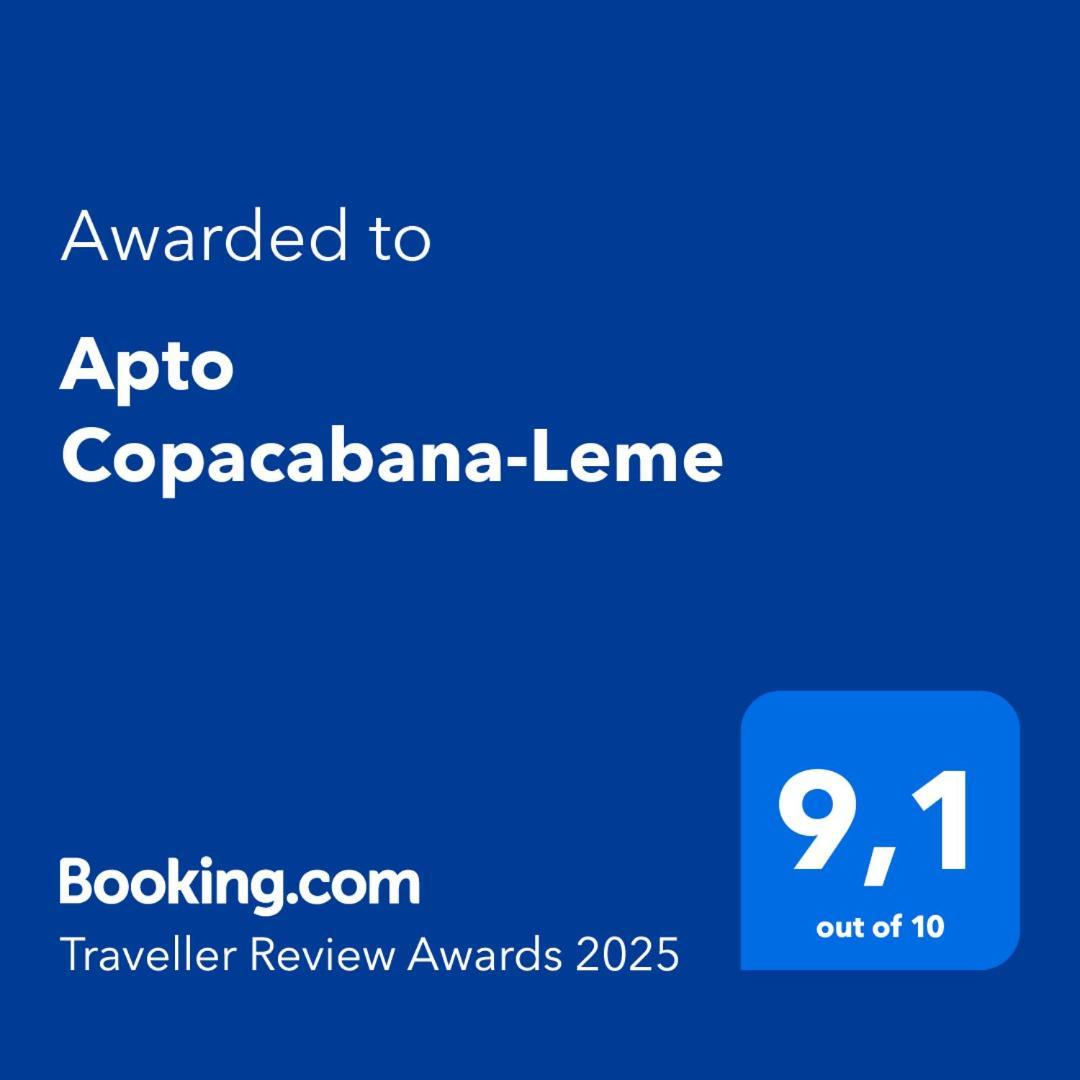 Apto Copacabana-Leme Rio de Janeiro Exterior foto